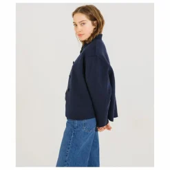 New Sacrécoeur Veste Stella Laine | Bleu marine