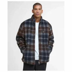 Homme Barbour Veste Tartan Zippée |