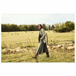 Sale Diega Veste Virato Pied de Coq Laine | Vert