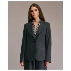 Femme Diega Veste Vorado Rayée Laine |