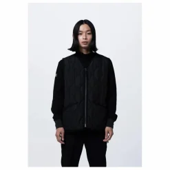 Outlet Taion Veste Zippée Sans Manches Military Unisexe | Noir