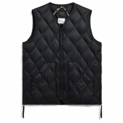 Taion Veste Zippée Sans Manches Military Unisexe Nylon | Noir Online