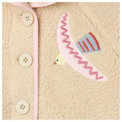 Enfant Stella McCartney Kids Vestes Boutons Façon Sherpa Oiseaux |