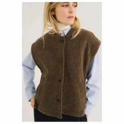 Sacrécoeur Vestes Sans Manches Sonny Laine Vierge | Marron