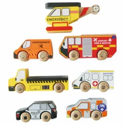 Le Toy Van Garages, Circuits|Véhicules de sauvetage - Set de 7