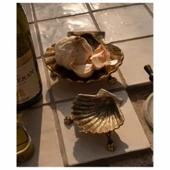 Doing Goods Vide poche coquillage en laiton Scarlett | Doré