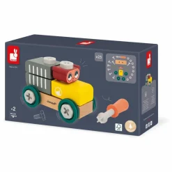 New Janod Voiture à bricoler Ours Brico'Kids Multicolore