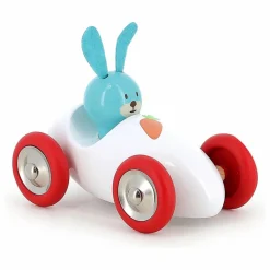 Vilac Voiture de Raoul le lapin | Blanc