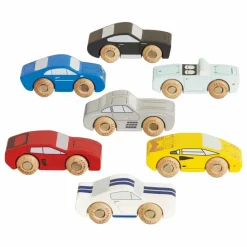 Le Toy Van Voitures de sports - Set de 7 Multicolore Hot