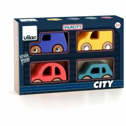 Vilac Voitures ity - Set de 4