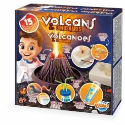 Buki Jeux Éducatifs|Volcans & Dinosaures - 15 expériences