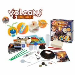 Buki Jeux Éducatifs|Volcans & Dinosaures - 15 expériences
