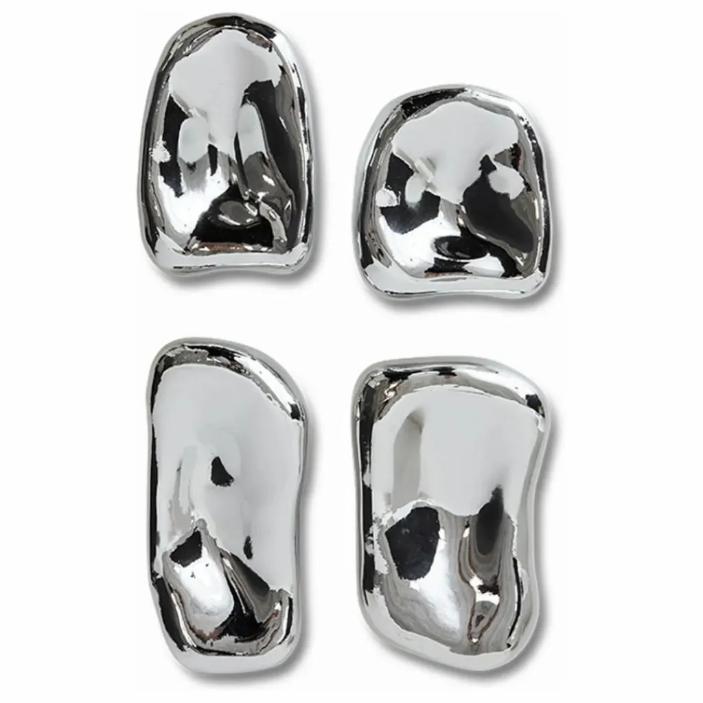 HKliving Wall-art en verre - Set de 4 |